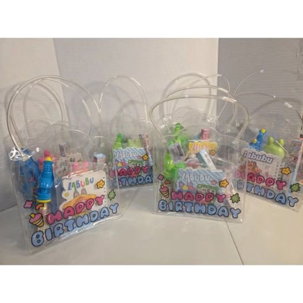 lot of 5 - 8 piece birthday party favor gift set for boys monster themed